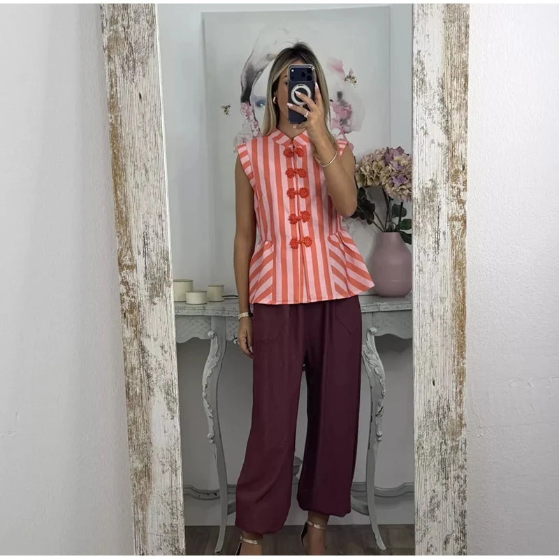 Lace Spliced Square Neck Spaghetti Strap Blouse Loose Fit Cropped 2026 Summer Women Chiffon Top Causal Delicate Lady Blusa