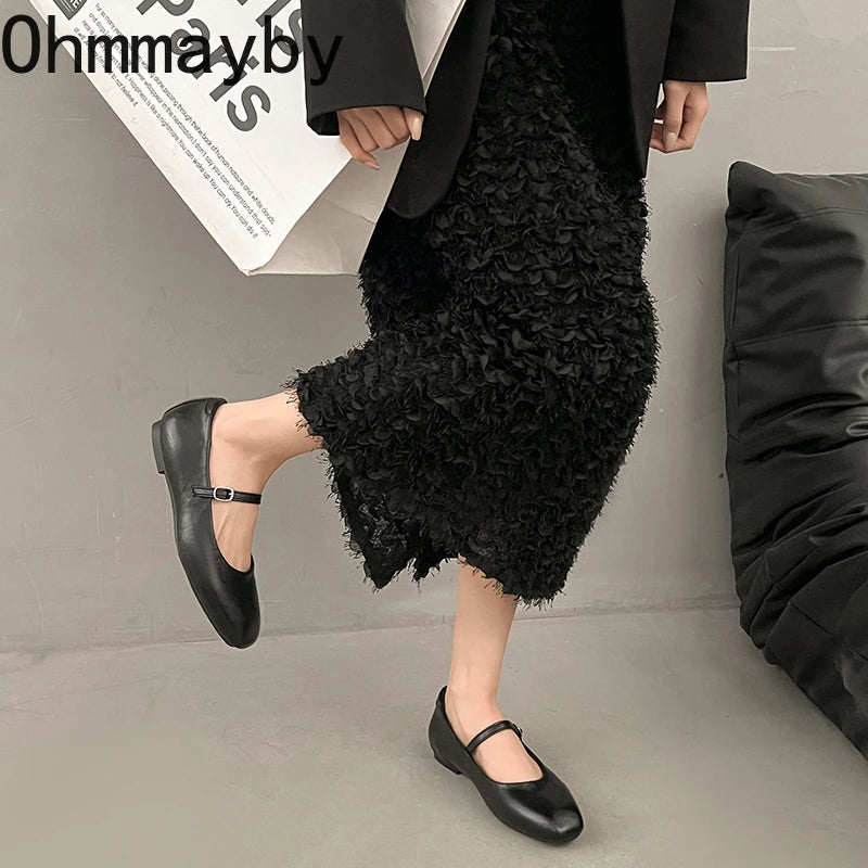 Leopard Print Women Loafers Flats Fashion Shallow Shoes 2026 Spring Ladies Elegant Soft Sole Mary Jane Shoes
