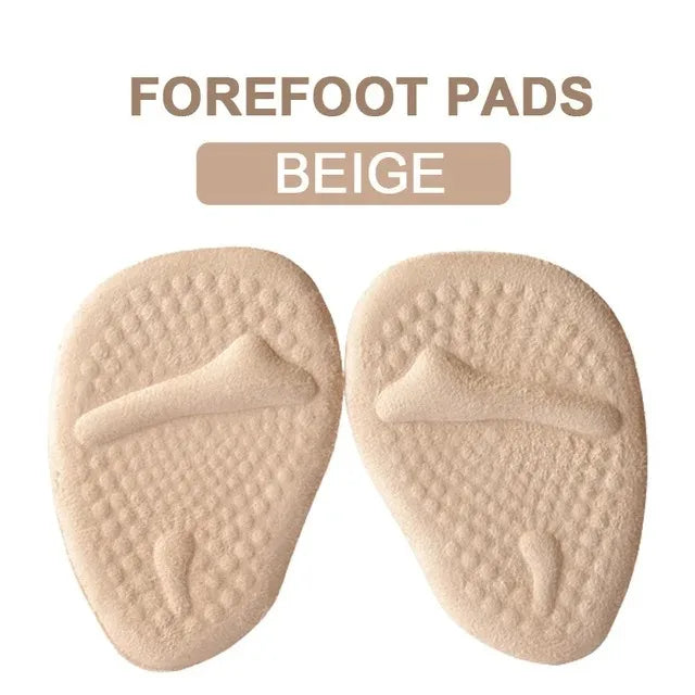 Soft Silicone Forefoot Metatarsal Pads Non-Slip Ball of Foot Cushions for Women High Heels Sandals Pain Relief Comfortable