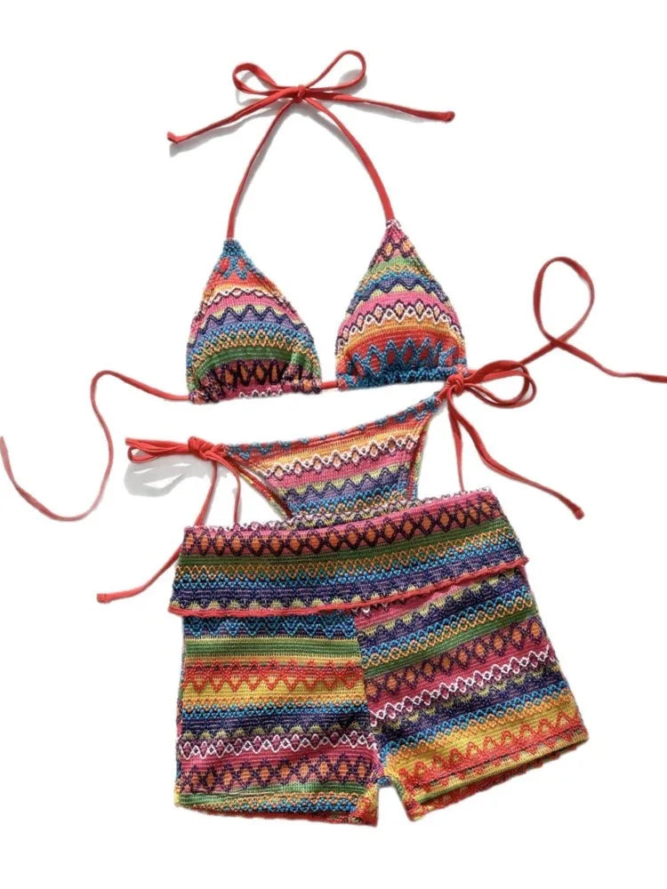 Swimwear Woman Swimsuit Sexy Bikini New Push Up Bikinis Set Brazilian Bathing Suit Women Beachwear Biquini 3 Piece Suits