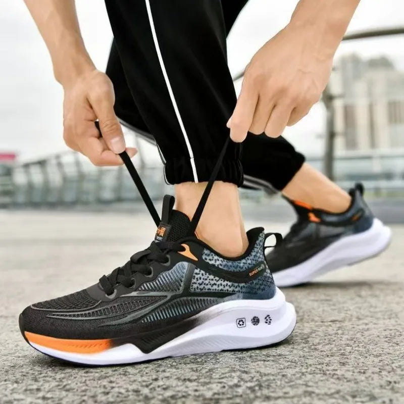 Cheap Summer Men Breathable Sport Shoes Professional No Slip Damping Men Running Sneakers Luxury Tenis Training Shoes Zapatillas