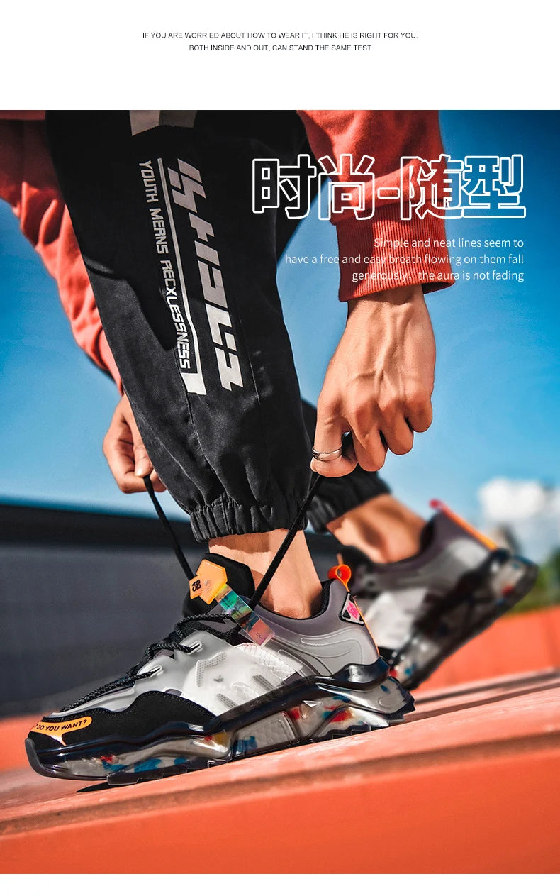 shoes men Sneakers Male Mens casual Shoes tenis Luxury shoes Trainer Race Lace-free Shoes fashion loafers running Shoes for men