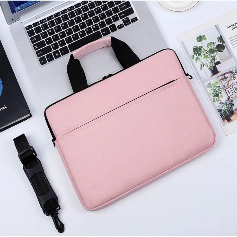 Universal Shockproof Laptop Sleeve Case Large Capacity Ultra Thin Shoulder Bag Business Fashion Laptop Handbag