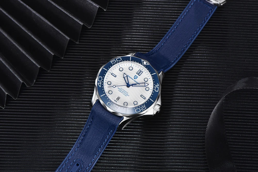 2026 New PAGANI DESIGN Gold Luxury Diving Mens Watches Automatic Watch For Men Mechanical Wristwatches AR Sapphire Ceramic Bezel