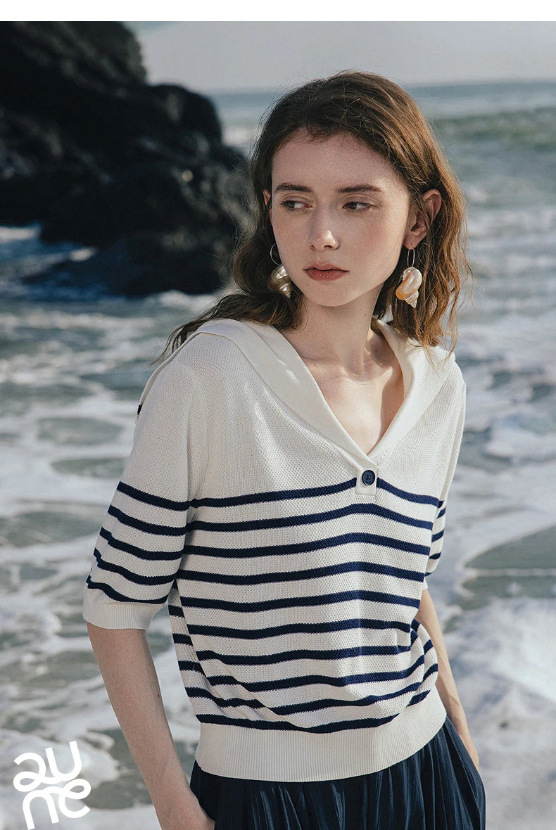 TOYOUTH  Women Knitwear 2025 Summer New Tops 8523015