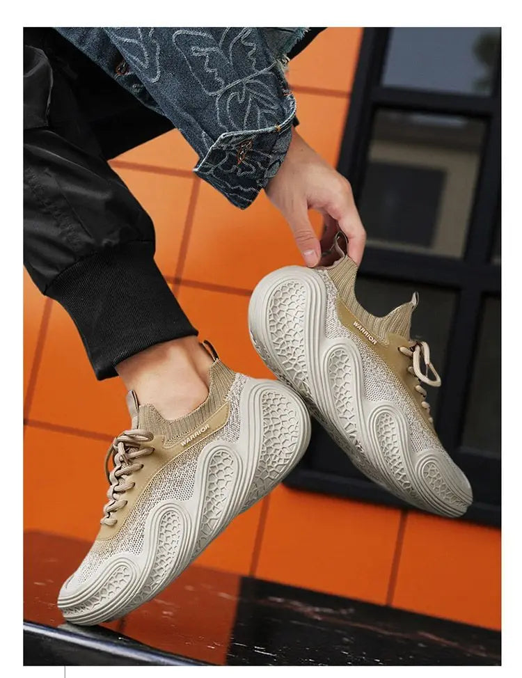 Warrior Original Brand Sports Shoes Summer Breathable Mesh Lightweight Running Shoes Wear-resistant Non-slip Casual Sneakers