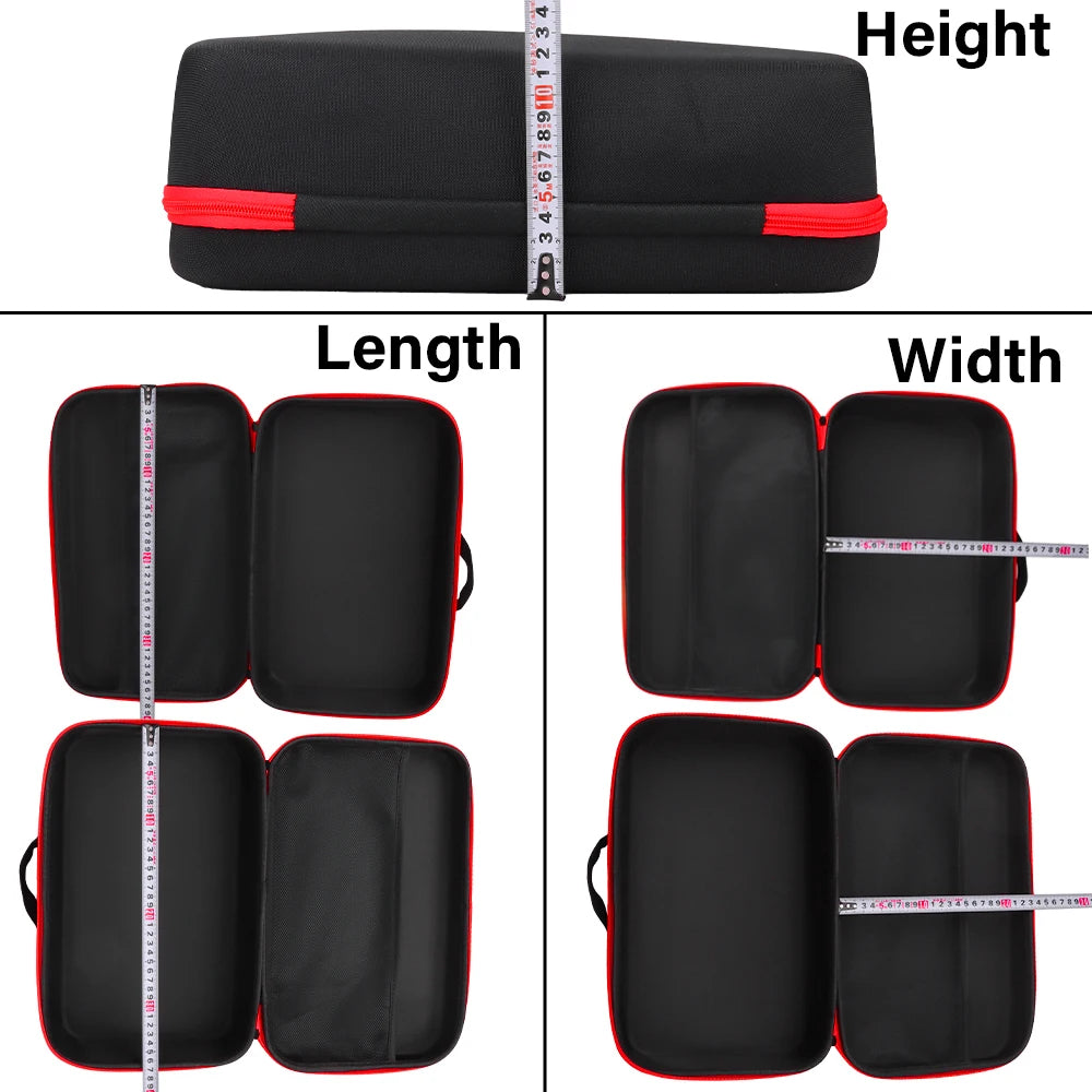 HILDA Large Capacity Tools Bag 3-size Available With Red Edges Tools Waterproof Tool Bags Electrician Hardware Tools Bag