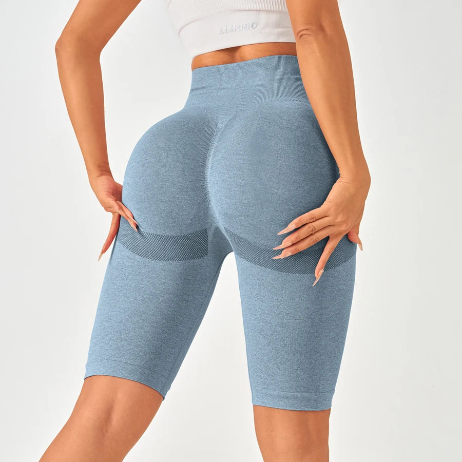 Women Sports Leggings Sportswear Woman Gym Legging Seamless Yoga Shorts w/Tummy Control Women's Shorts Fitness Female Clothing
