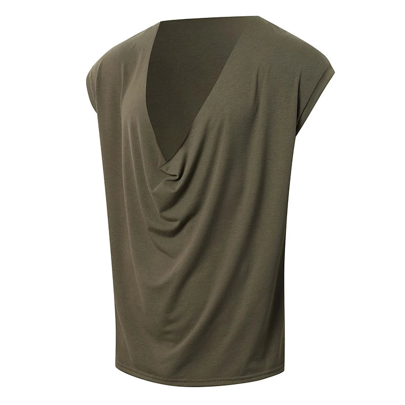 New Summer Men's Skinny Gym Tank Tops Leisure Popular Sleeveless Sportwear Fashion Loose Solid Color Bodybuilding Vest S-2XL