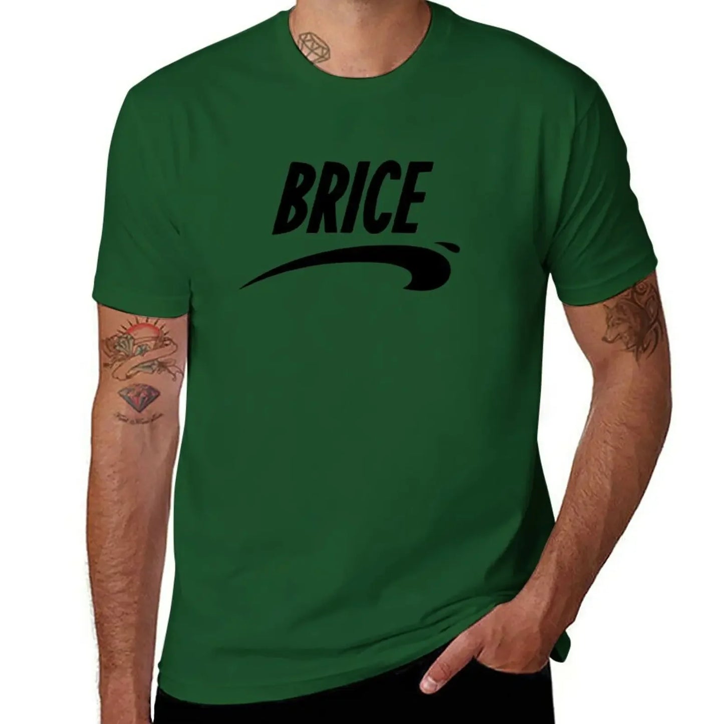 Brice from Nice T-Shirt graphics t shirt Short sleeve tee summer clothes black t shirts for men
