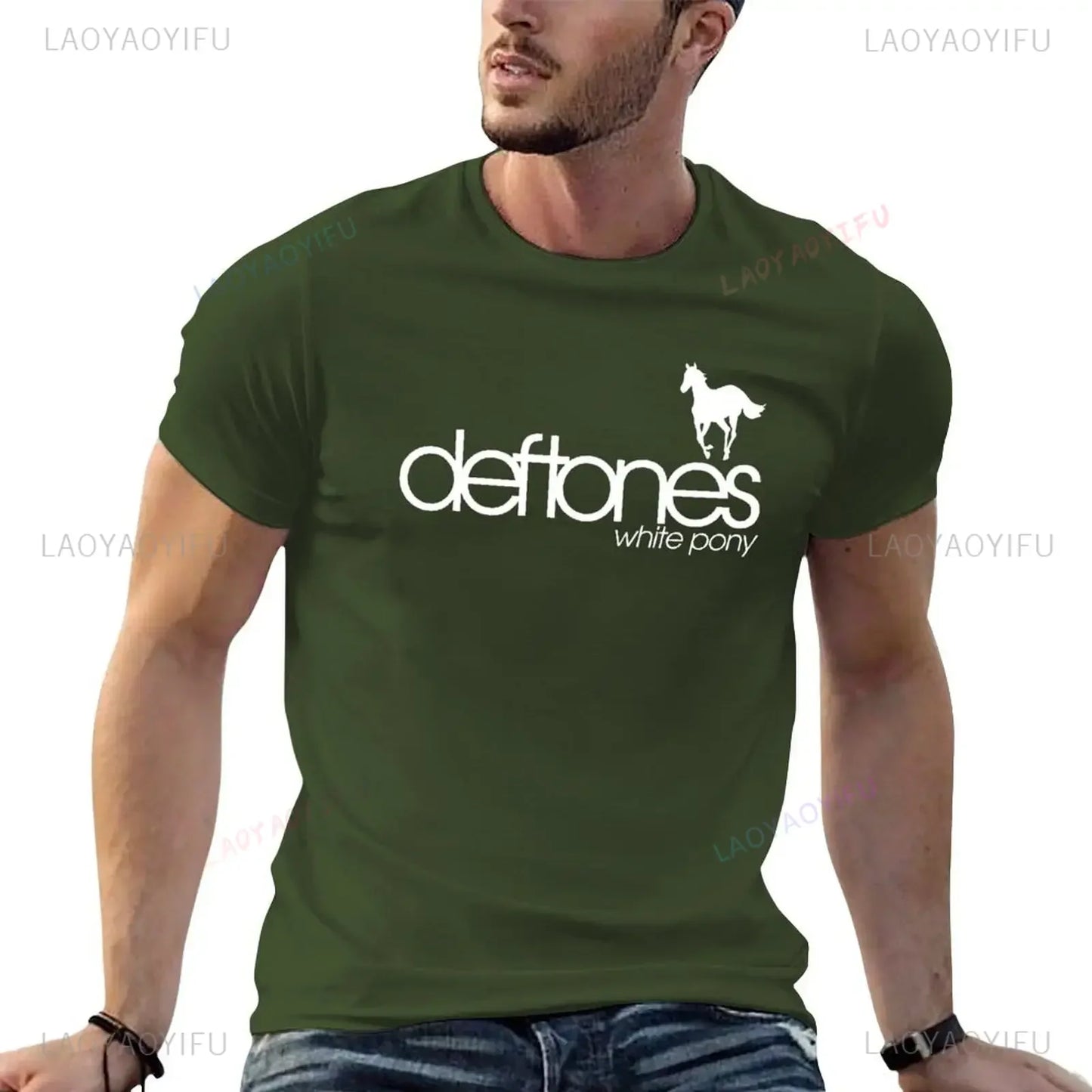 Deftones Band White Pony Adrenaline Grunge Graphic Unisex T-Shirt 90s Retro Alternative Metal Streetwear Concert Merch
