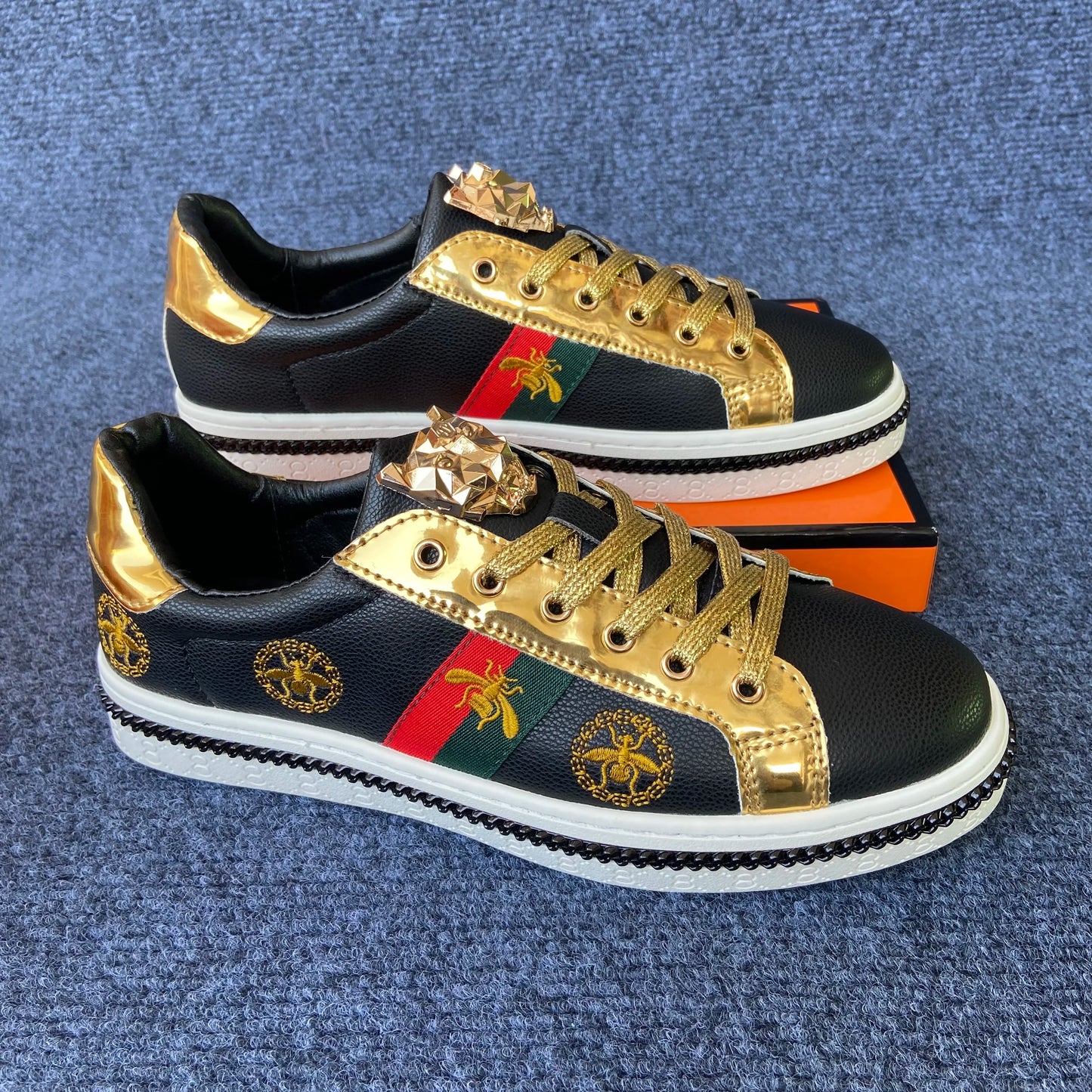 original shoes brand premium shoes for man high quality casual shoes for man casual sneakers for man trainers luxury black white