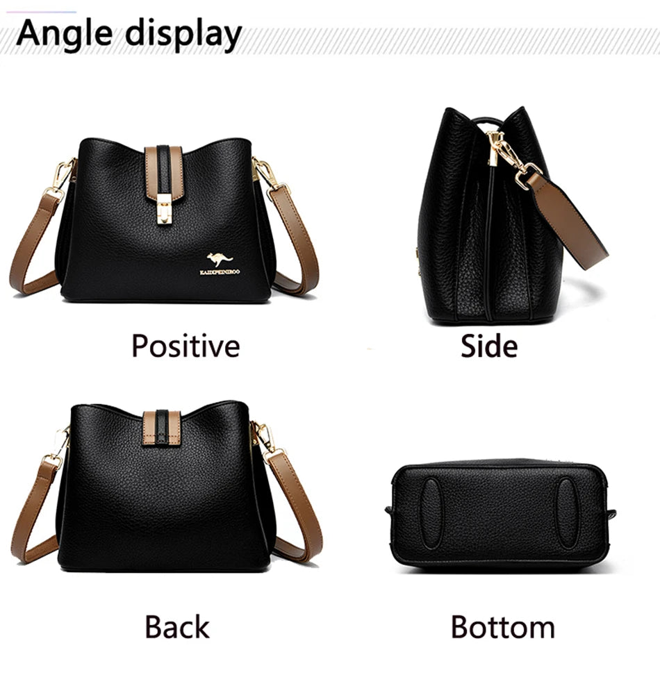 Women Bags Designer Handbags Casual Leather Cowhide High Capacity Shoulder Crossbody Bags for Women 2022 The New Luxury Handbags
