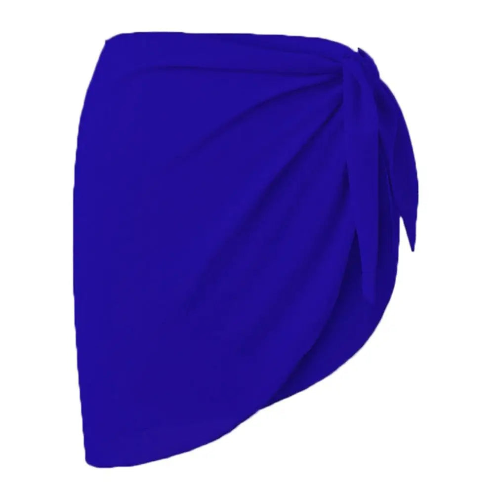 Chiffon Material Beach Dress Sheer Fabric UPF Protection Swimsuit Coverups Short Length Wearable Design Sarongs