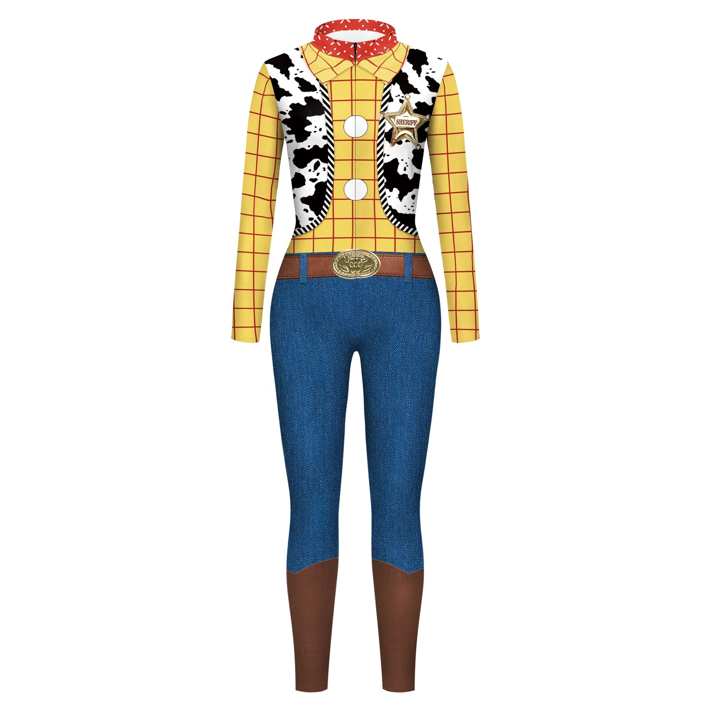 Woody Cosplay Costume Men Boys Jumpsuit Halloween Family Matching Outfits Carnival Party Cowboy Jessie Women Fancy Dress