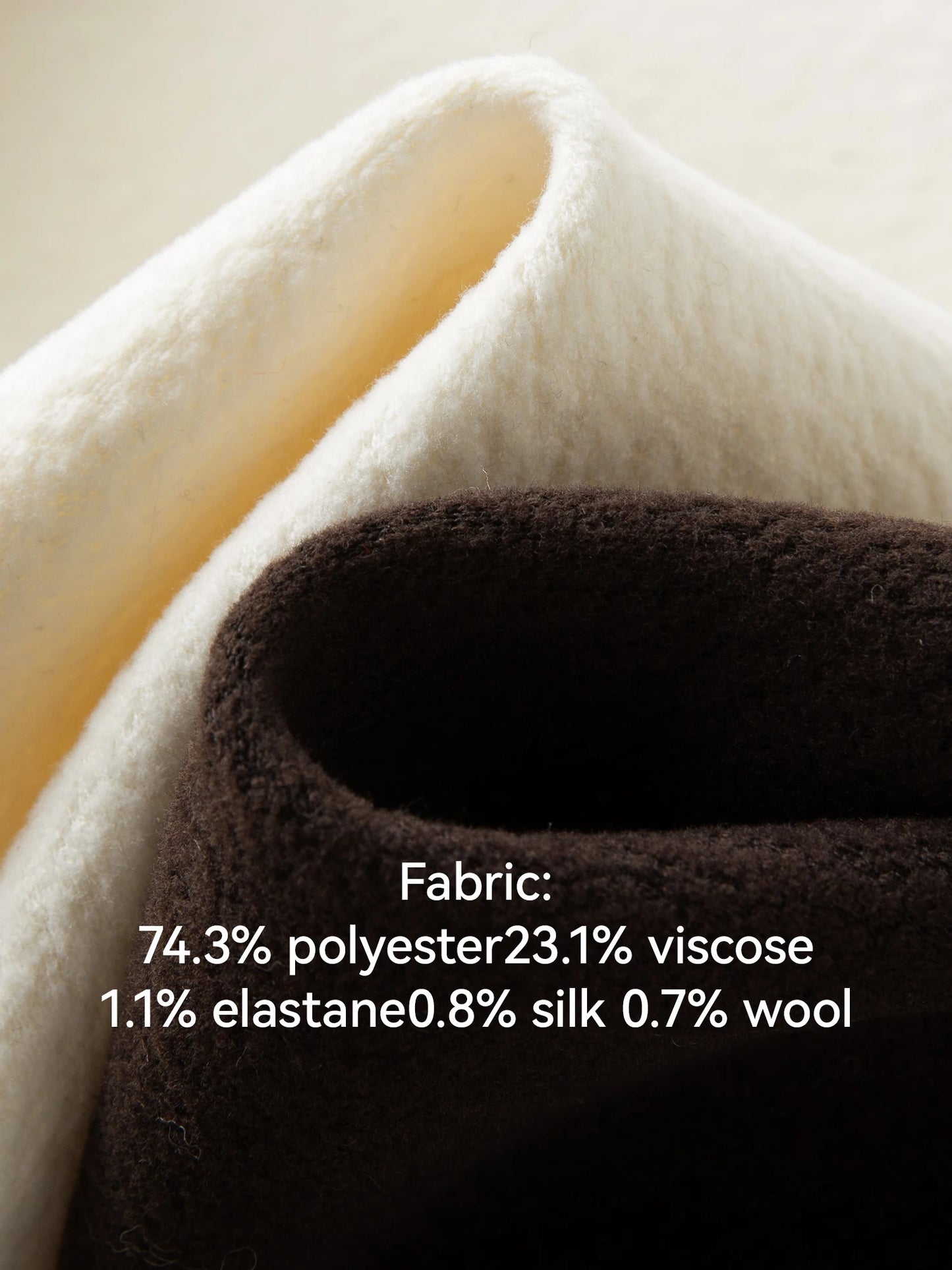 DUSHU Classic Elastic Waist Skirt For Women Winter Office Solid Color College