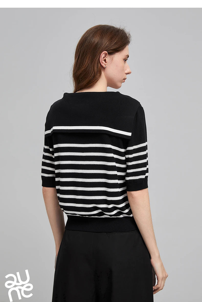 TOYOUTH  Women Knitwear 2025 Summer New Tops 8523015