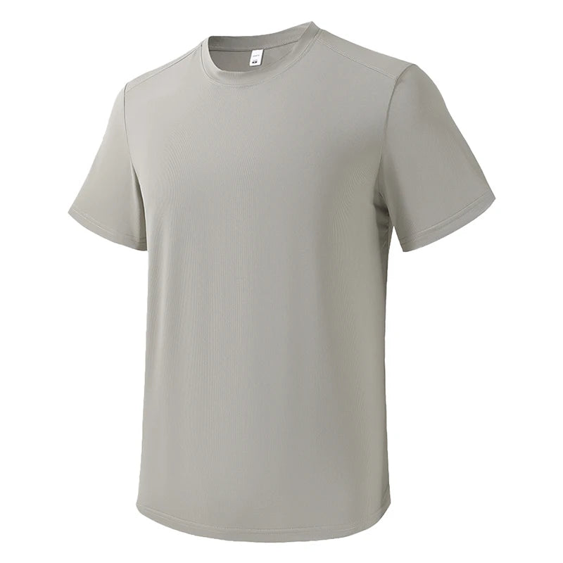LNGXO Sports T-Shirt Man Trekking Hiking Climbing Running Sports Short Sleeve Tee Stretch Quick Dry T-Shirt Gym Sportswear