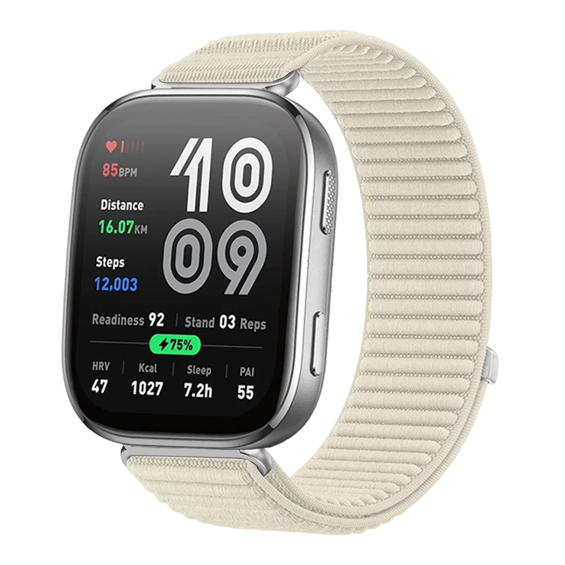 22mm Nylon Band for Amazfit Helio Breathable Lightweight Strap Suitable for Amazfit Balance 2/Bip 6/Cheetah Pro Smartwatch Band