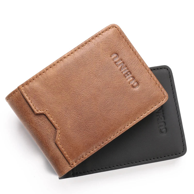 2025 New Gubintu Creative Wallet, Rfid Anti-Magnetic Multi-Functional Men's Us Dollar Wallet, Genuine Leather Wallet
