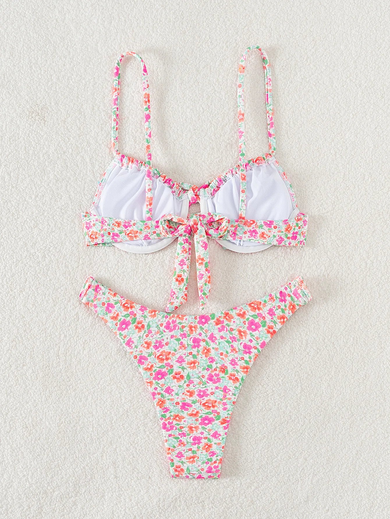 Floral Print Bathing Suit Brazilian Biquinis Swimming Suit for Women 2025 New Summer Bikini Micro Swimsuit Sexy Swimwear Bather