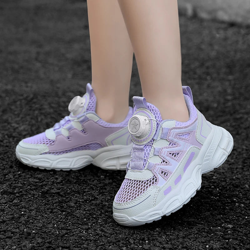 Children Casual Shoes for Girls Breathable Mesh Sneakers for Kids Summer Comfortable Outdoor Walking Shoes Fashion Sports Shoes