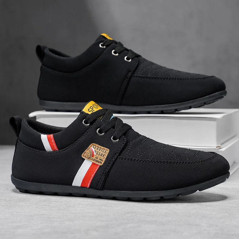 Men's Shoes New Style 2026 Spring and Autumn Flat Lightweight Sports Fashion Versatile Soft-Soled Casual Shoes Men's Simple Breathable Men's Shoes