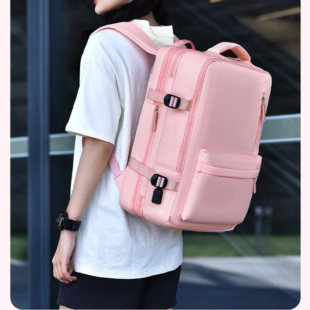 Buylor Travel Backpack Women Easyjet Backpack 45x35x20 Cabin Luggage Backpack for Airplane Large Capacity Carry On Laptop Bags
