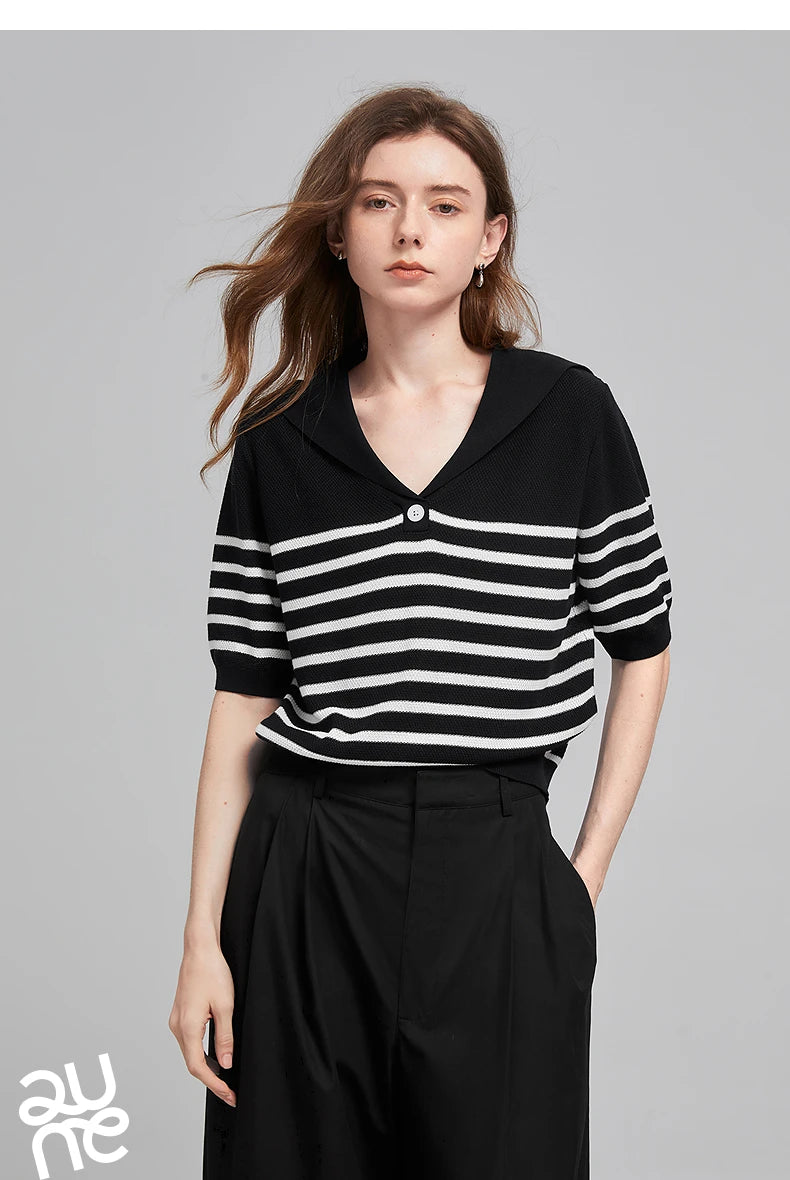 TOYOUTH  Women Knitwear 2025 Summer New Tops 8523015