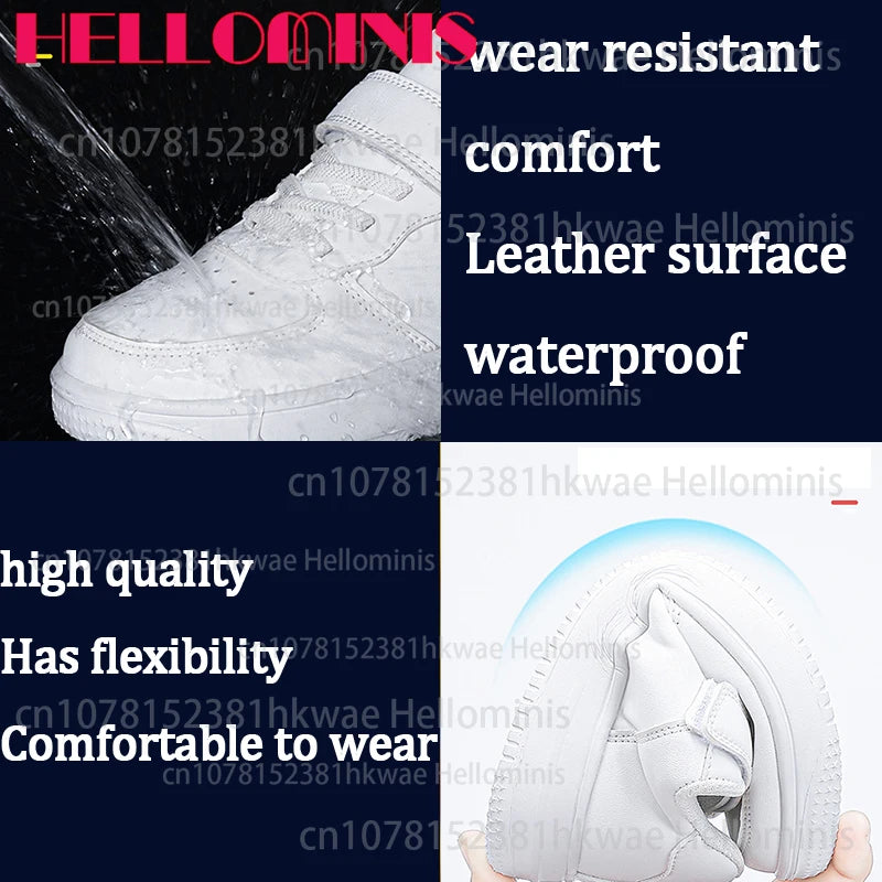 Youth Poppy Playtimes Lily Lovebraids Interesting Printing Shoes Girls Solid Color Sole Lace Up White Fashion Children Sneakers