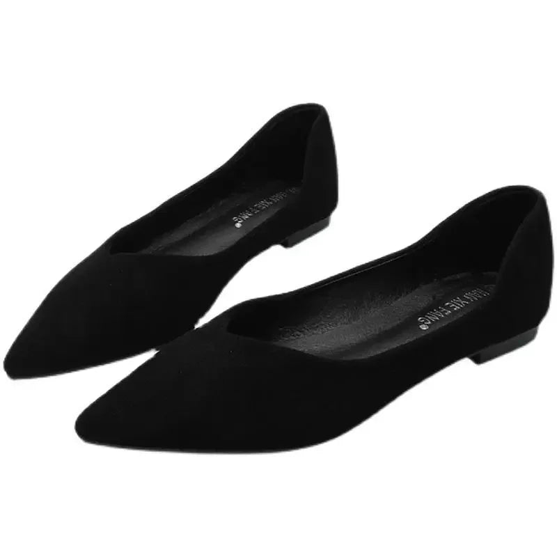 New Spring and Autumn Style Fashionable Comfortable and Versatile Women Shoes Casual Simple Wear-resistant Flat Bottom Bow Shoes