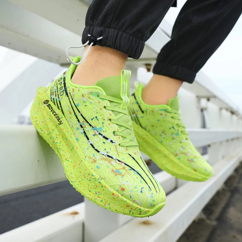 Marathon Men Running Shoes Carbon Board Speciality Sports Breathable Lightweight Women's Comfortable Chunta Athletic Sneakers