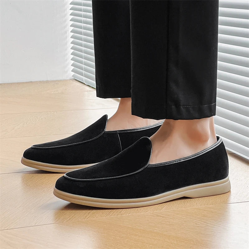Fashion Men's Casual Shoes Men Horsebit Loafers Moccasins Mens Party Wedding Shoe Light Comfortable Driving Flats