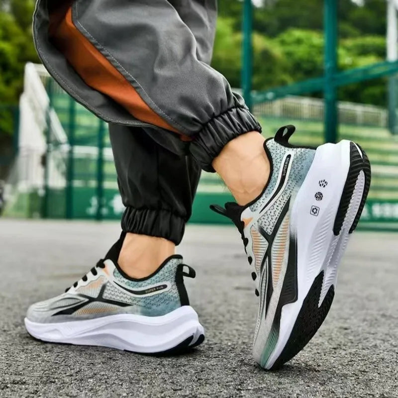 Cheap Summer Men Breathable Sport Shoes Professional No Slip Damping Men Running Sneakers Luxury Tenis Training Shoes Zapatillas