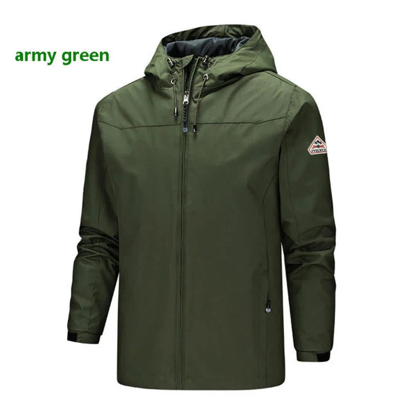 Spring Autumn Softshell Windbreaker Embroidery Pattern Men/Women Zipper Jacket Windproof Outdoor Mountaineering Sports For Coat