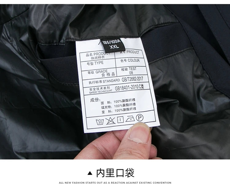 Business Men Thick Winter Big Hood Collar Warm Parka Waterproof Windproof NEW -40 Degrees Top Quality White Duck Down Jacket Men