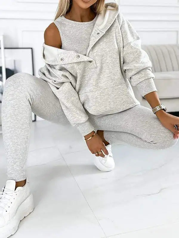 Tracksuit Women Pants Set Two Piece Set Autumn Winter Zipper Jacket Tops Suits Jogging Vintage Patchwork Outfits Y2k Streetwear