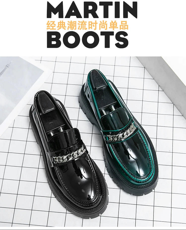 2024 classic leather men's casual leather shoes men wedding leather business men's dress pointed casual youth British style