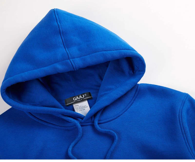 Top Quality Custom Embroidery Cotton Hoodie Your Design Brand Company Logo Text Men Womens Thick Fleece Warm Sweatshirt 350gsm