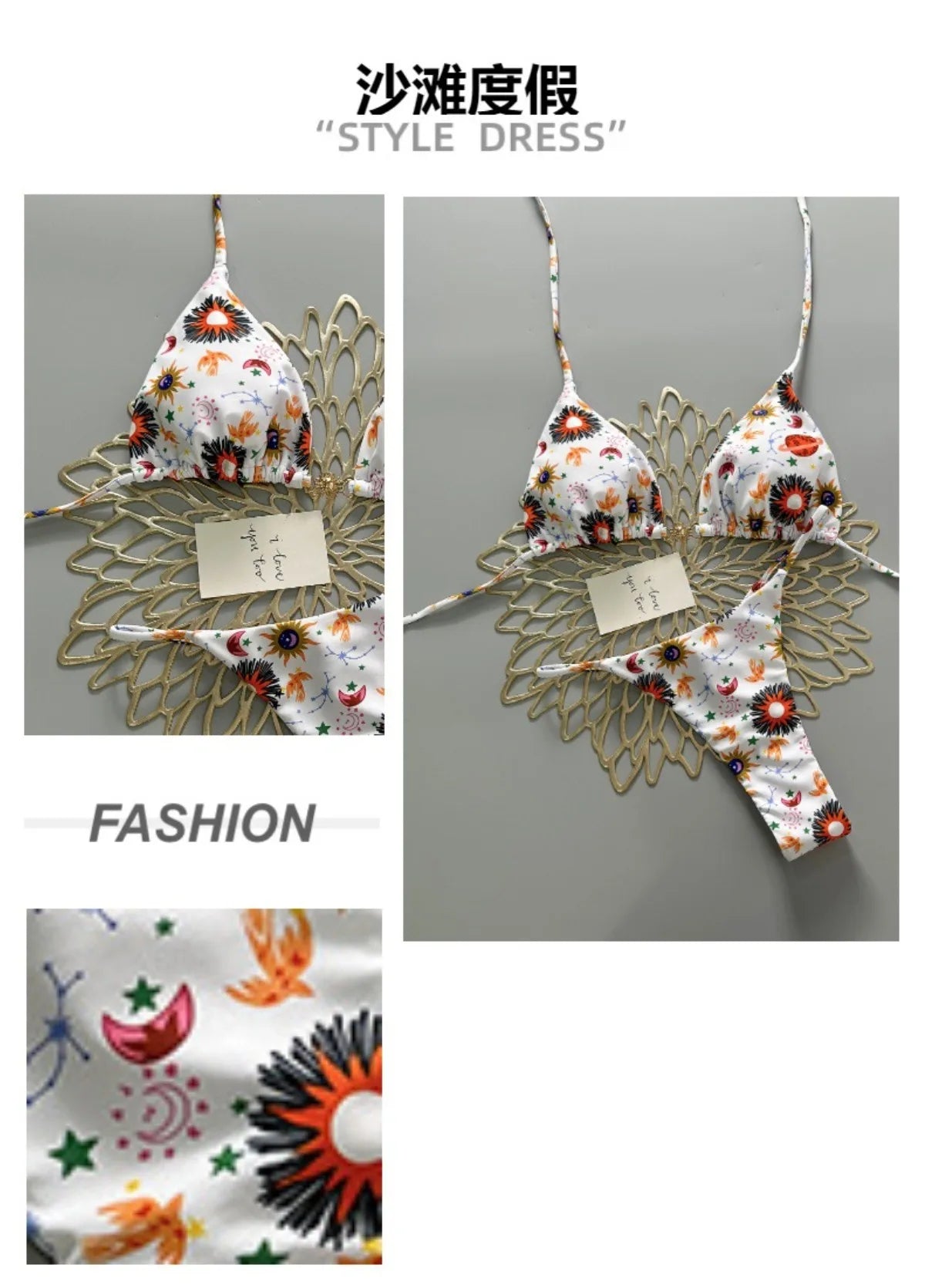 2026 Sexy Bikini Swimsuit New Model Separate Female Beach Swimwear Trendy Elegant Fashionable Pool Party Beachwear
