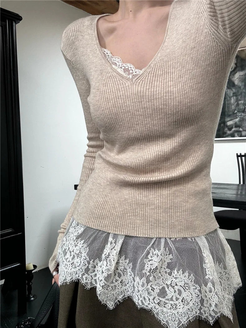 Korean Style Sexy Lace Sleeveless Crop Cami Top Women 2026 Summer Mesh Layer Tank Top Y2K Clothes Ruched Skinny Backless T-shirt