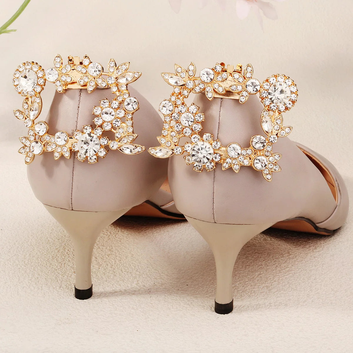 New Square Simple Women's Shoe Buckle Wedding High Heels Shoe Clip Bridal Gown Accessories Daily wear jewelry Holiday Gifts