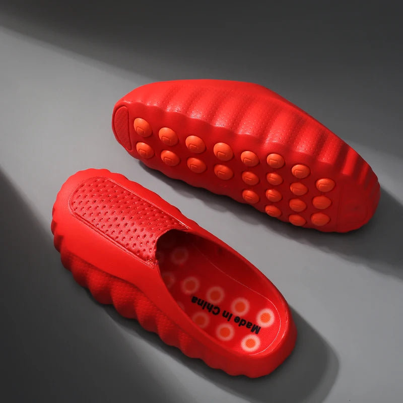 Brand Men Slippers Shoes Fashion Summer Non-Slip Male Sandals Water Shoes Slides A001 2026 Outdoor Mens Beach Shoes Slipper Man