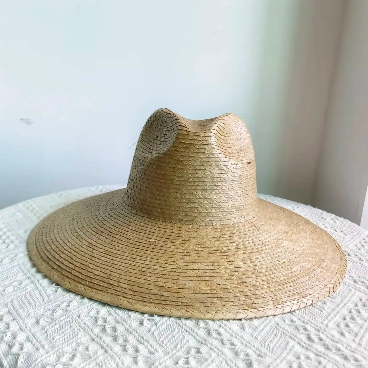 Raffia straw hat women's bohemian straw hat women's vacation sun hat beach summer vacation jazz hat Panama sun hat BAZAARHUBO