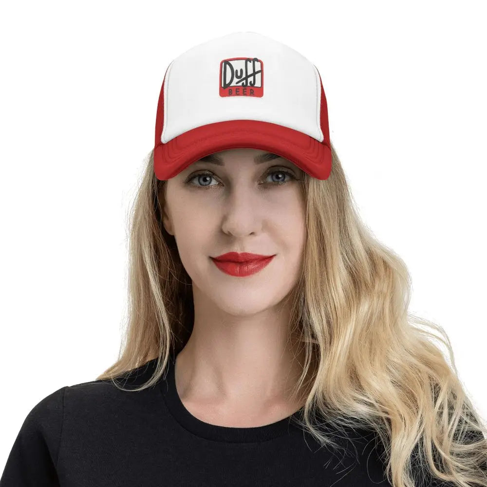 Duff Beer Cap Fashion Casual Mesh Baseball Caps Adjustable Hat Hip Hop Summer Unisex Baseball Hats Polychromatic BAZAARHUBO