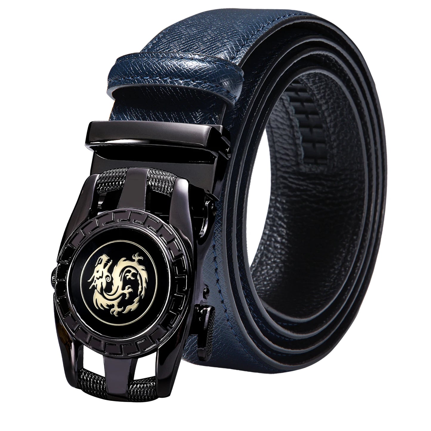 High Quality Mens Belts Black Brown Blue White Green Leather Straps Casual Gold Automatic Buckles Waistband Belt for Men Wedding BAZAARHUBO
