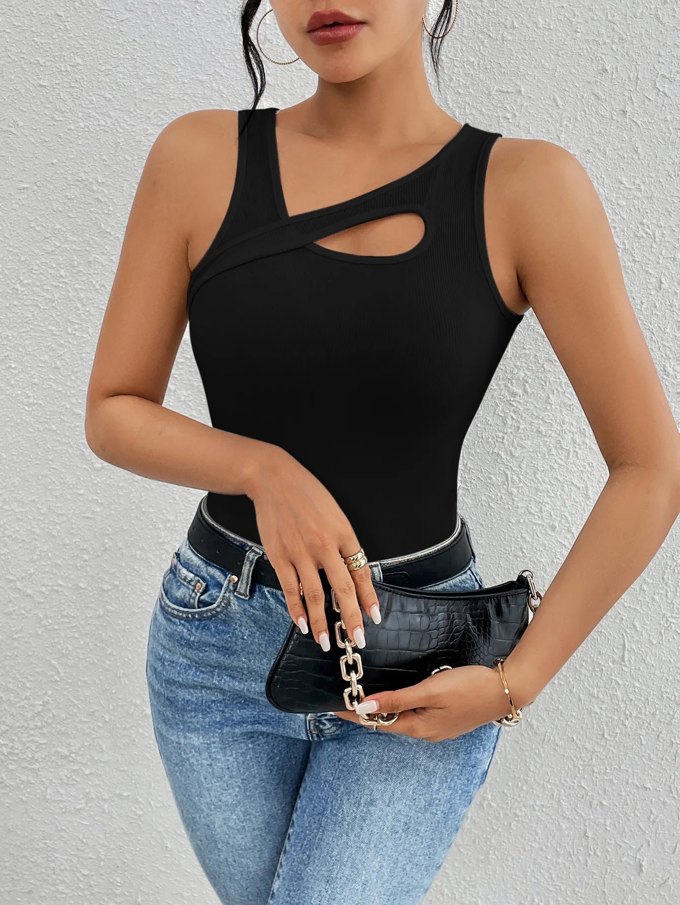 Trendy Sexy Irregular Vest Sleeveless Fashion Essential For Ladies