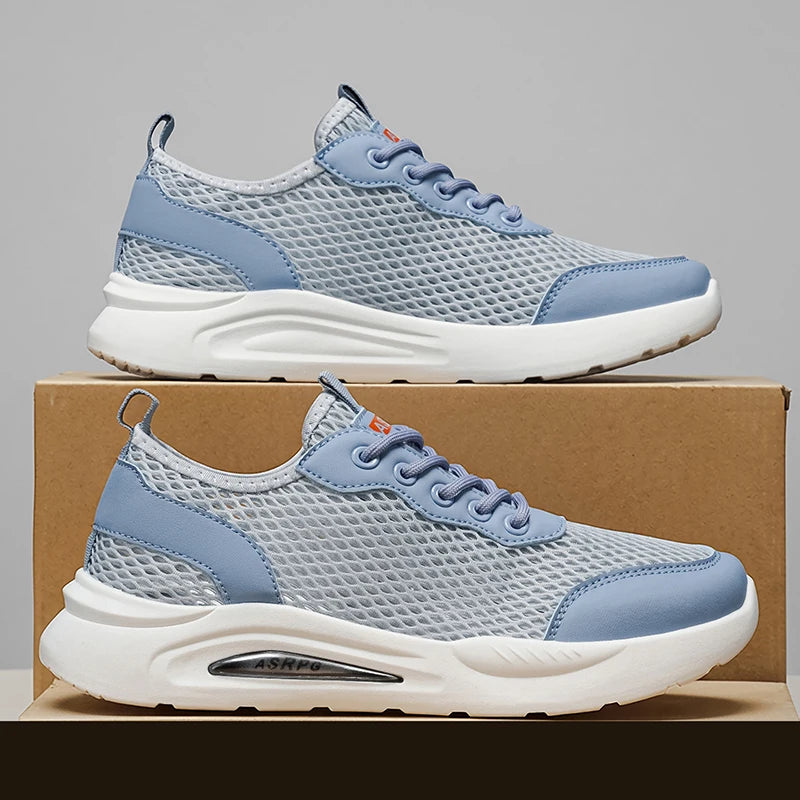 New Summer Sports Shoes for Men, Versatile Low-Top Trendy Running Shoes, Casual Mesh Fashion Shoes Suitable for Outdoor Sports