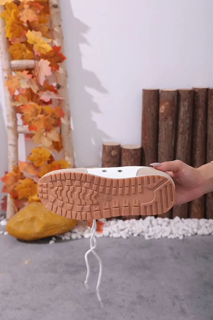 Roman Trendy Spring/Autumn Running Shoes Student Campus Flat Vulcanized Shoes Fashion Sneakers Casual Comfortable Round Head