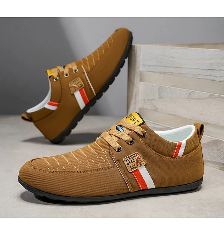 Men's Shoes New Style 2026 Spring and Autumn Flat Lightweight Sports Fashion Versatile Soft-Soled Casual Shoes Men's Simple Breathable Men's Shoes
